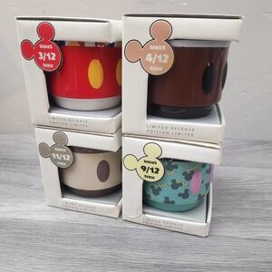 Disney Mickey Mouse Memories Mugs 4  Limited Release Stackable Series 3-4,11-12